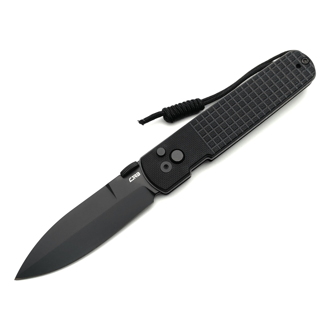 CJRB складной нож Locust J1951-BBK сталь AR-RPM9 black PVD, рукоять G10 black