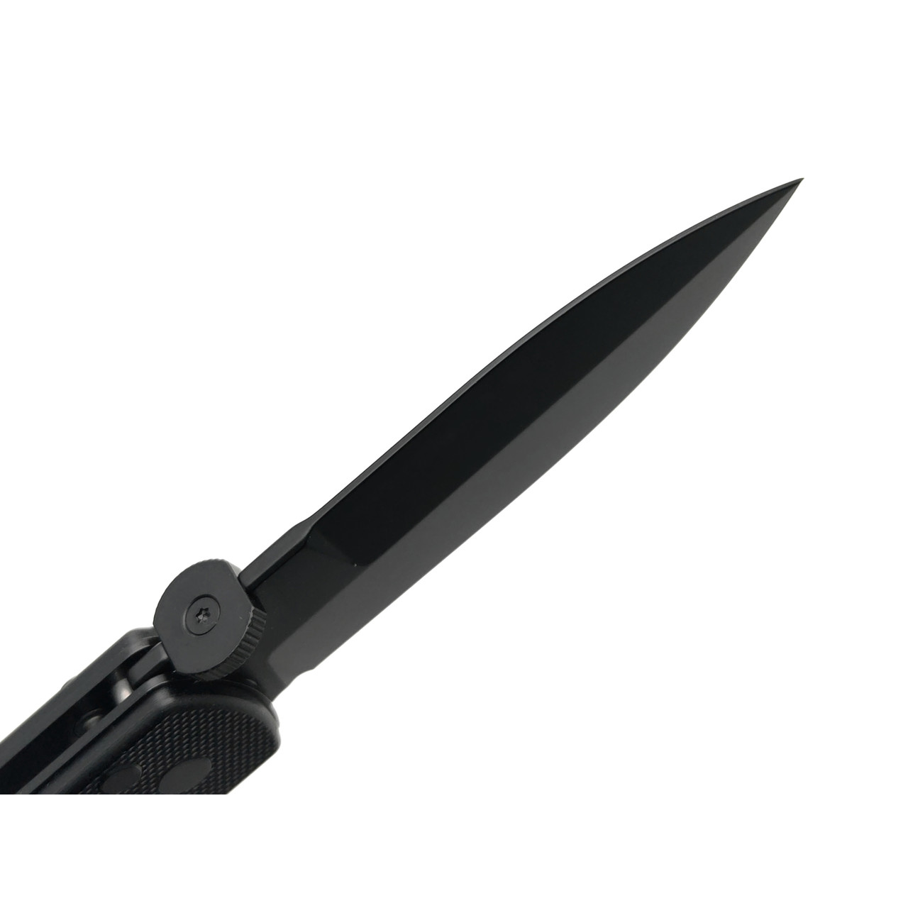 CJRB складной нож Locust J1951-BBK сталь AR-RPM9 black PVD, рукоять G10 black