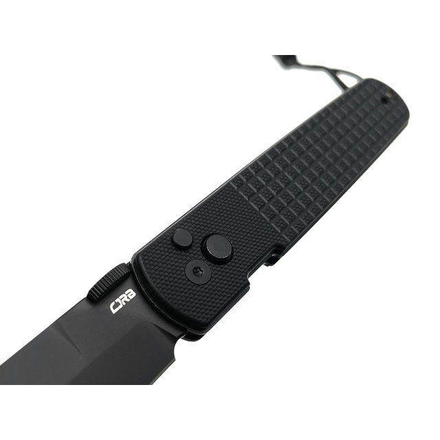 CJRB складной нож Locust J1951-BBK сталь AR-RPM9 black PVD, рукоять G10 black