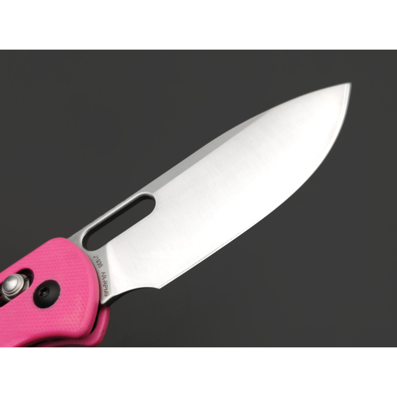 CJRB складной нож Hectare J1935-PNK сталь AR-RPM9 satin, рукоять G10 pink
