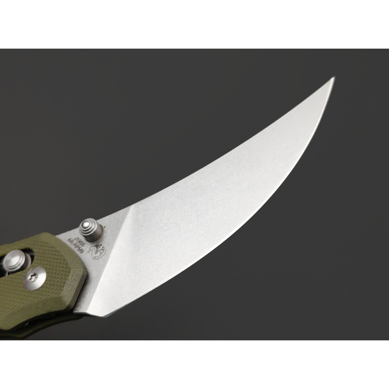 CJRB складной нож Nanner J1955-GN сталь AR-RPM9 стоунвош, рукоять G10 olive