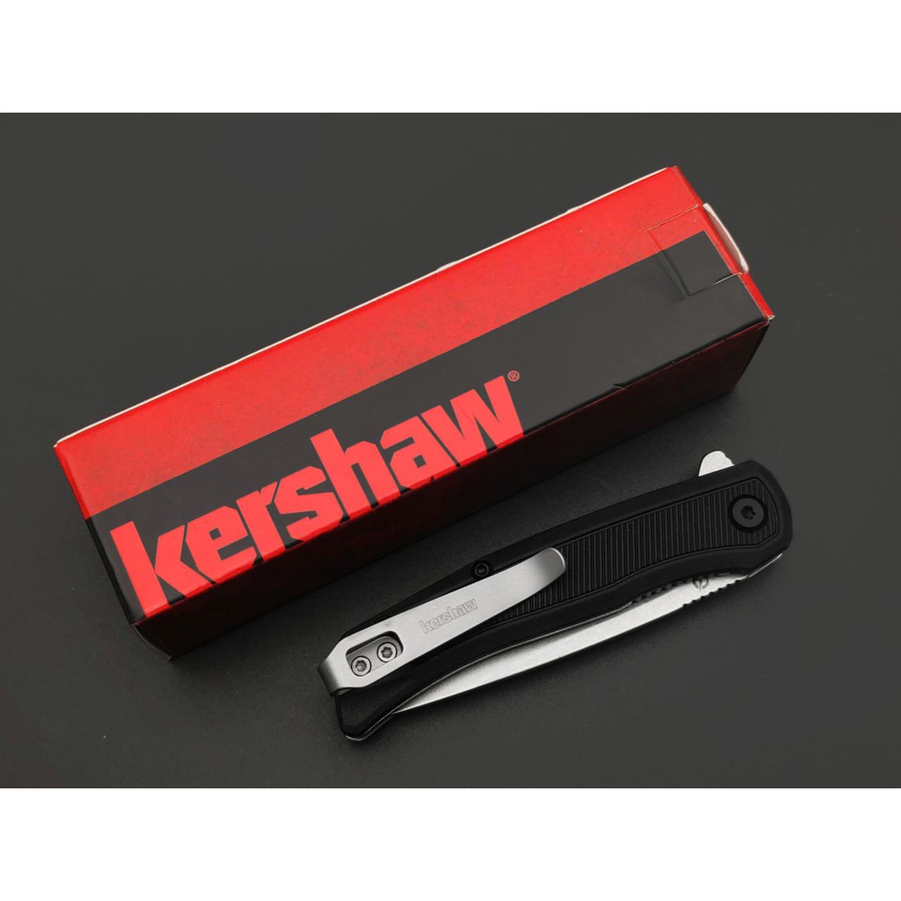 Kershaw складной нож Outfield 1428 сталь 4Cr14 стоунвош, рукоять Nylon black