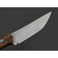 Ural EDC нож ТузЪ Танто сталь M390 стоунвош, рукоять G10 black & orange chaotic