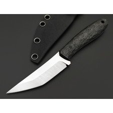 Ural EDC нож ТузЪ Танто сталь Elmax satin, рукоять Carbon fiber