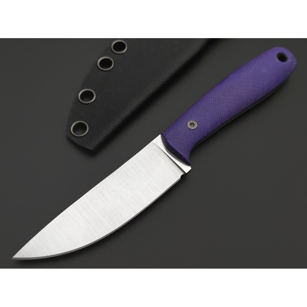 Ural EDC нож ТузЪ сталь 65Х13 satin, рукоять G10 purple