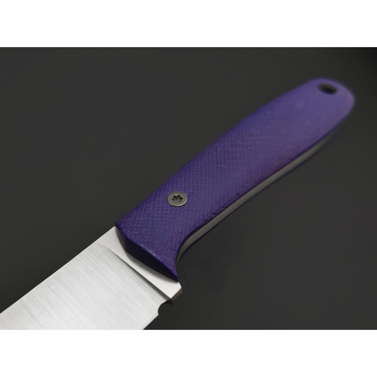 Ural EDC нож ТузЪ сталь 65Х13 satin, рукоять G10 purple