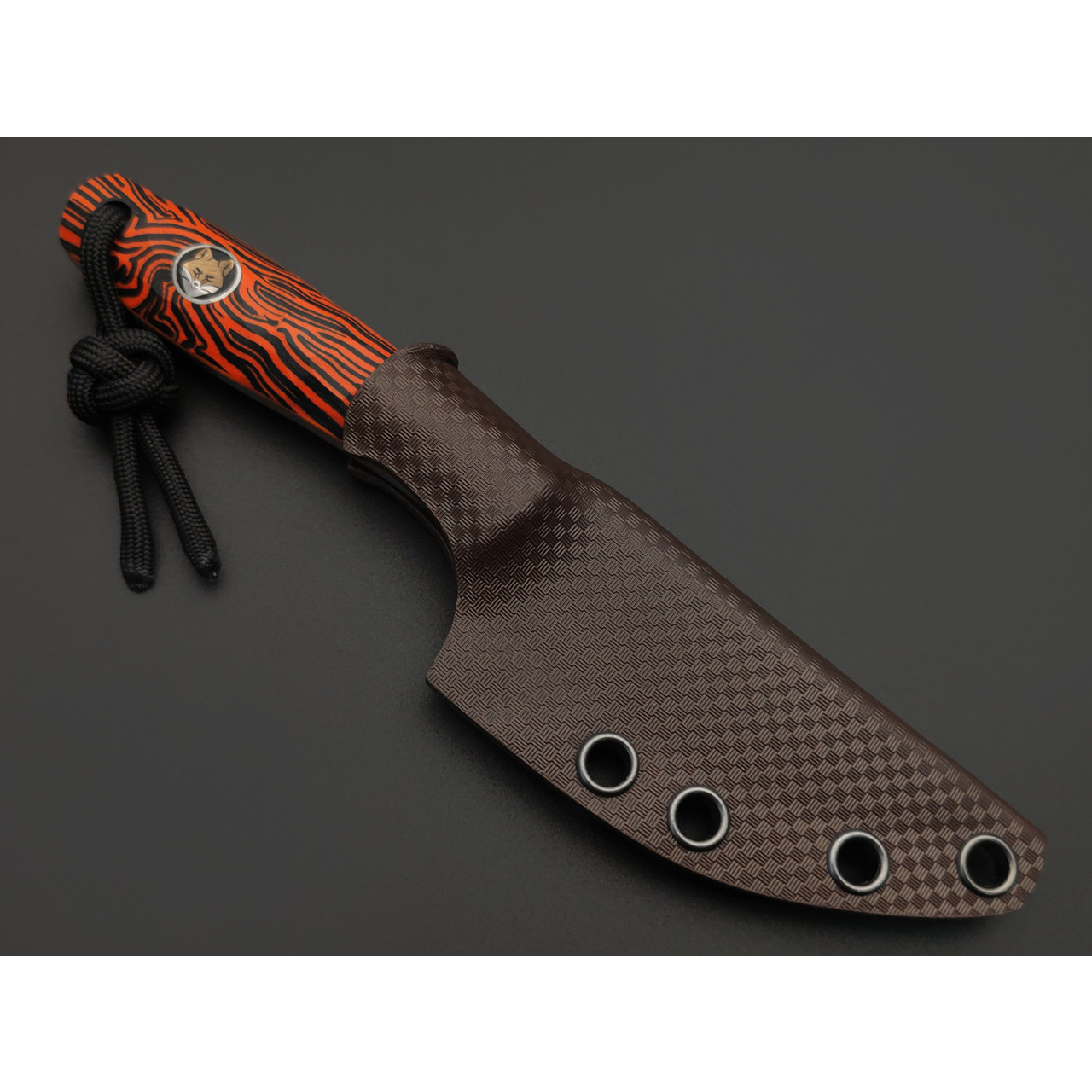 RazorTVI нож ТузЪ сталь Elmax satin, рукоять G10 black & orange
