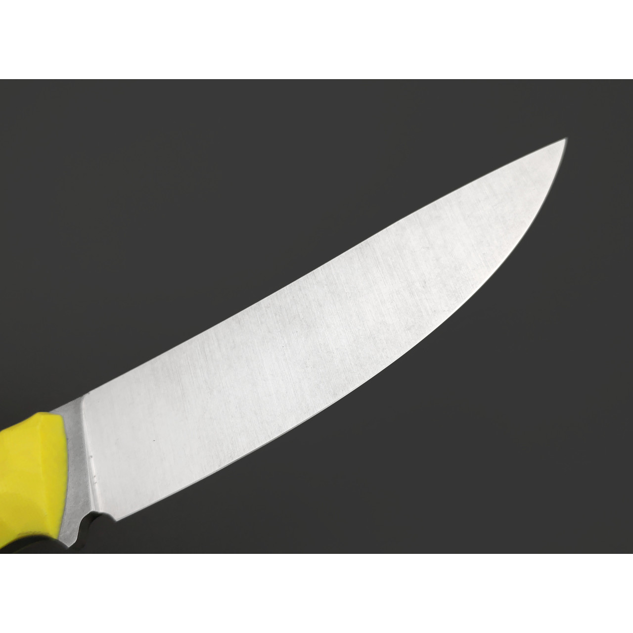 RazorTVI нож ДраккарЪ сталь 6Cr14 стоунвош, рукоять G10 light yellow