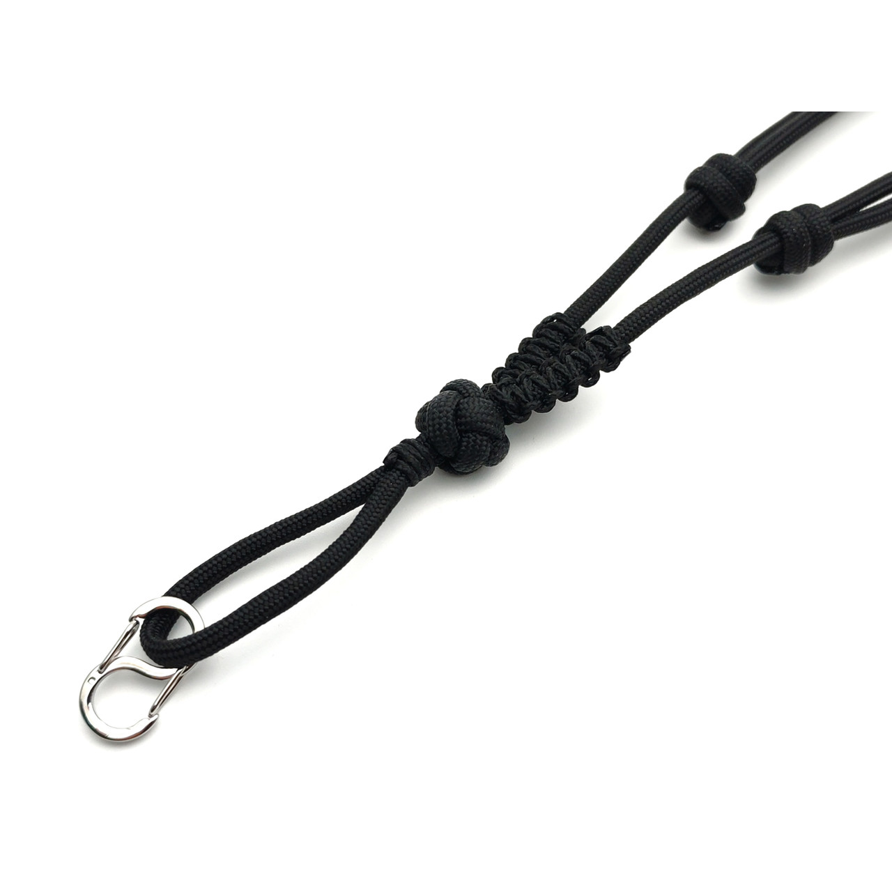 ОрЛина подвес шейный с карабином - Black 550 & Black Micro