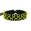 ОрЛина браслет из паракорда Mad Max - Black 550 & Neon Yellow Microcord, универсальный размер ОрЛина браслет из паракорда Mad Max - Black 550 & Neon Yellow Microcord, универсальный размер