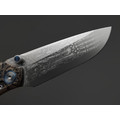 Ponomarev Forge складной нож Remette "Биомеханика" custom сталь M390, рукоять Титан, лазерная гравировка