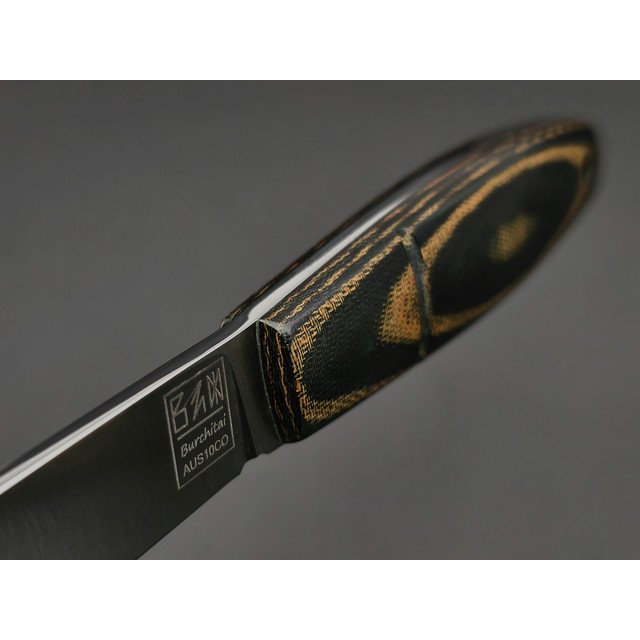 Zh Knives нож Septima 4 сталь Aus-10Co сатин, рукоять Микарта олива и песок