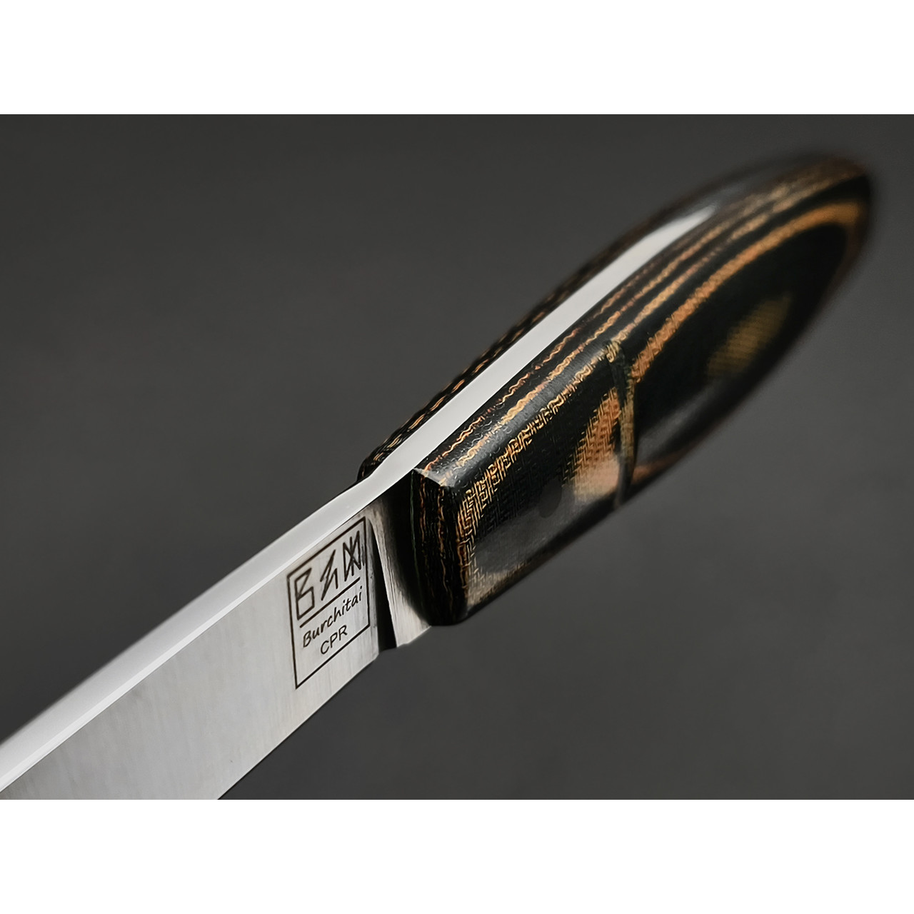 Zh Knives нож Septima 4 сталь CPR сатин, рукоять Микарта олива и песок
