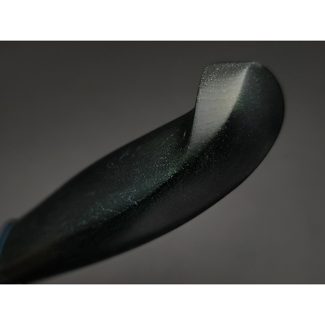 Zh Knives нож Septima 3 сталь CPM S90V сатин, рукоять Микарта тёмно-зелёная, G10 синий и чёрный