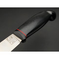 Zh Knives нож Septima 3 сталь JM390A сатин, рукоять Микарта тёмно-серая, G10 красный и чёрный