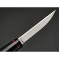 Zh Knives нож Septima 3 сталь JM390A сатин, рукоять Микарта тёмно-серая, G10 красный и чёрный