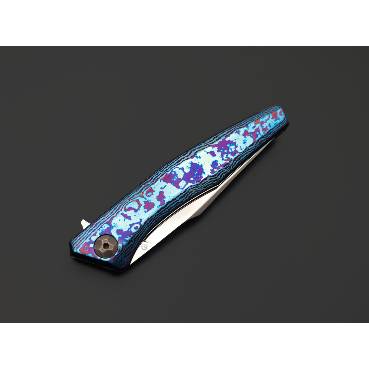 Neyris Knives складной нож Koa-2 сталь CPM S90V зеркальная полировка, рукоять Тимаскус, титан