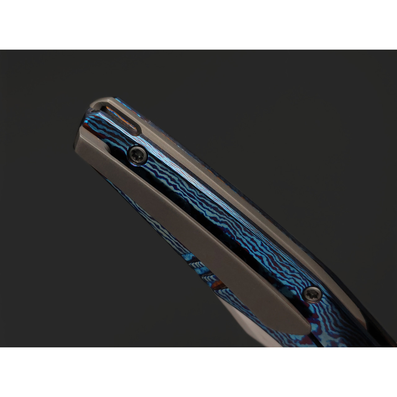 Neyris Knives складной нож Koa-2 сталь CPM S90V зеркальная полировка, рукоять Тимаскус, титан