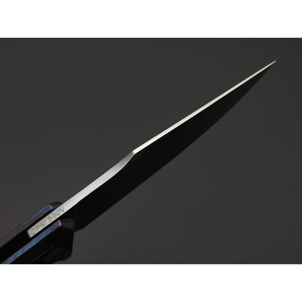 Neyris Knives складной нож Koa-2 сталь CPM S90V зеркальная полировка, рукоять Тимаскус, титан