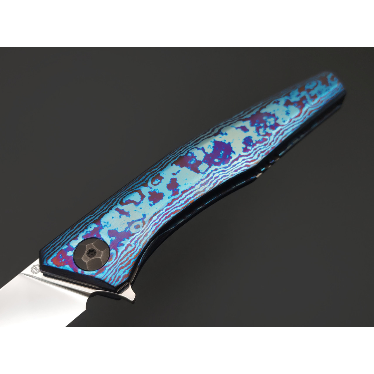 Neyris Knives складной нож Koa-2 сталь CPM S90V зеркальная полировка, рукоять Тимаскус, титан