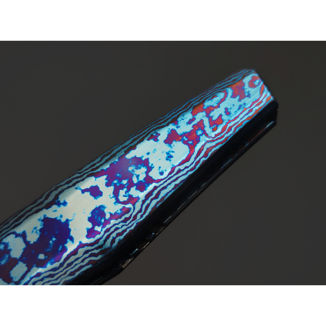Neyris Knives складной нож Koa-2 сталь CPM S90V зеркальная полировка, рукоять Тимаскус, титан