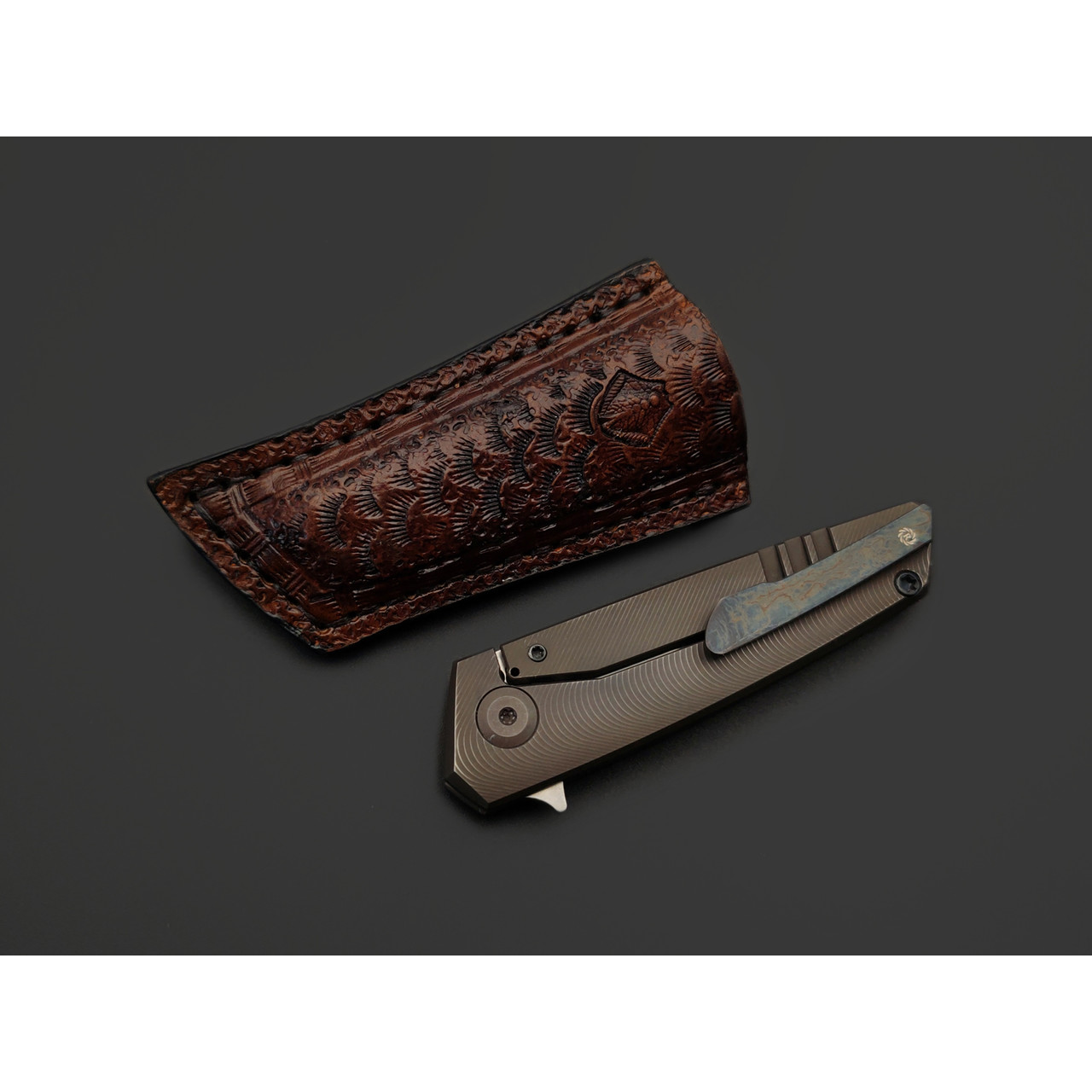 Neyris Knives складной нож Nemus-M сталь Magnacut продольный сатин, рукоять Титан.