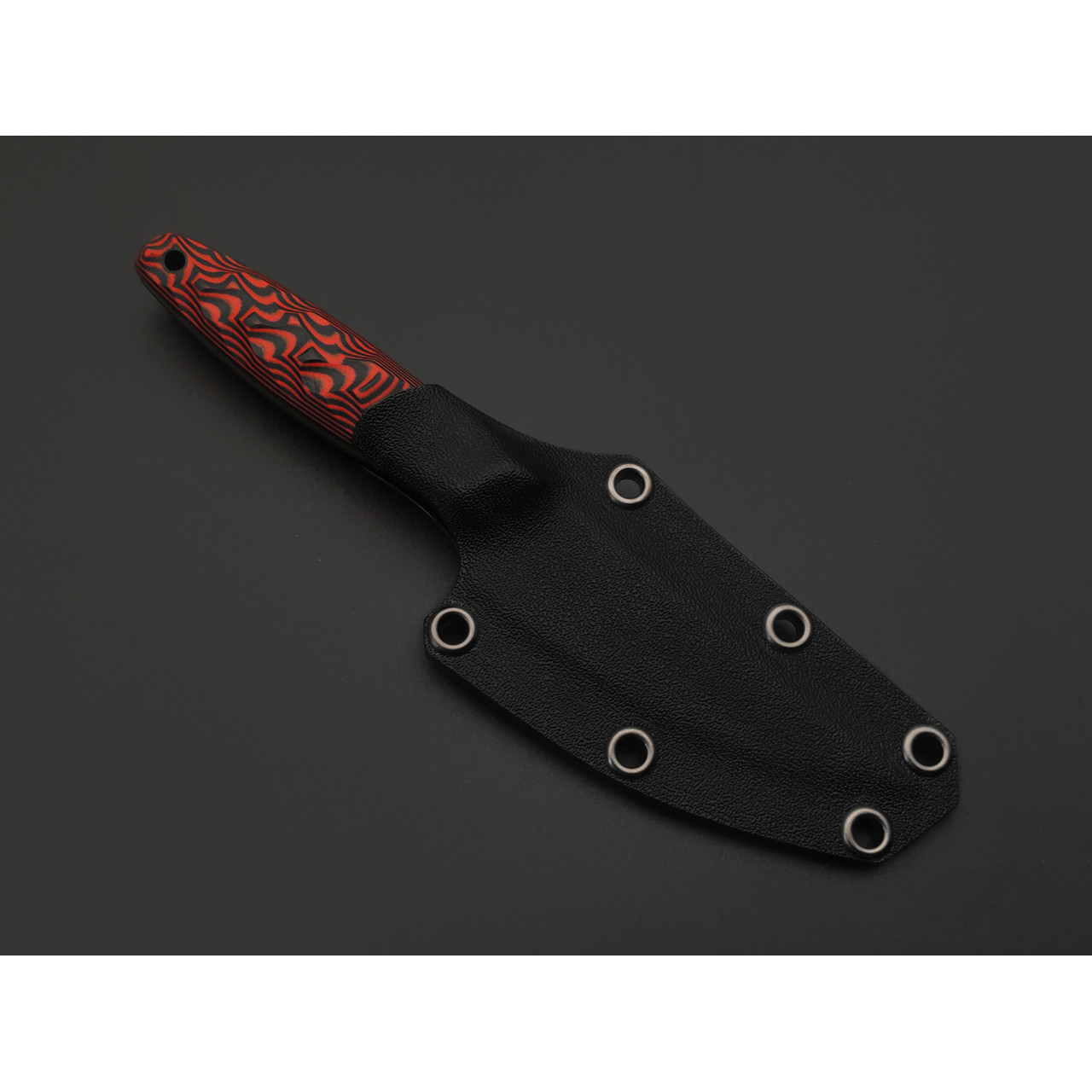 Neyris Knives нож Хада сталь N690 сатин, рукоять G10 красный с чёрным.