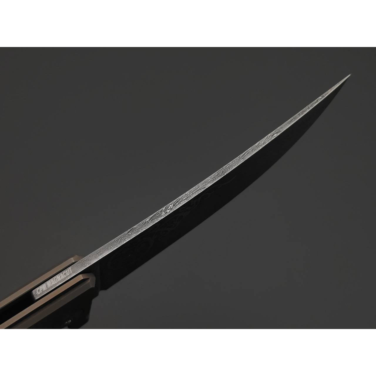 Neyris Knives складной нож Перс №3 сталь Magnacut худ. травление, рукоять Титан, бивень мамонта.