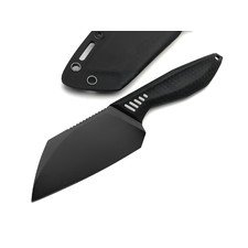 Morpheus нож Tezis MPH06 сталь VG-10 чёрная, рукоять TPE и PP чёрный с серым