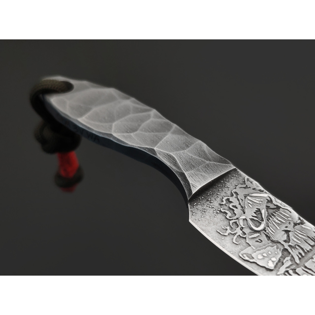 Волчий Век нож Скелетная Мини МасичЬка Custom сталь CPM 3V WA худ. травление