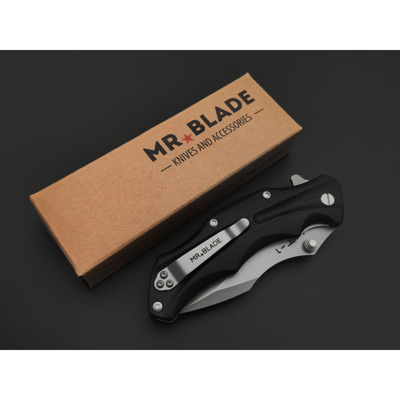 Mr.Blade нож HT-1 Стоунвош сталь D2, рукоять G10