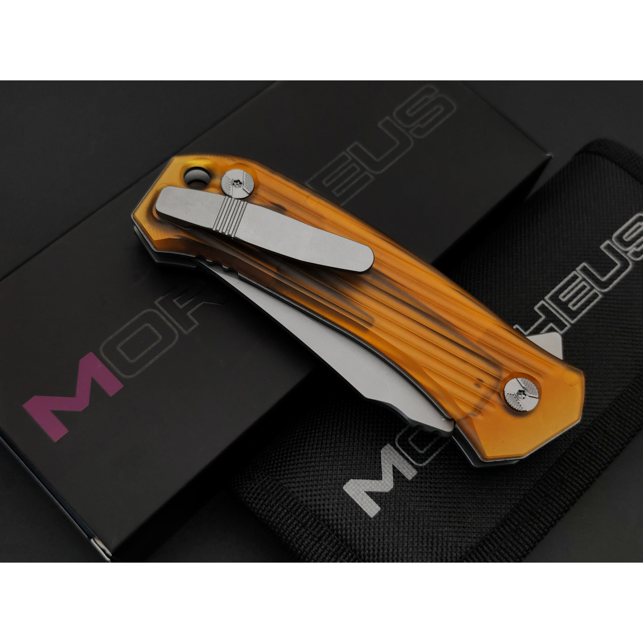 Morpheus складной нож Krait Ultem MPH04U сталь VG-10 bead-blast, рукоять Ultem