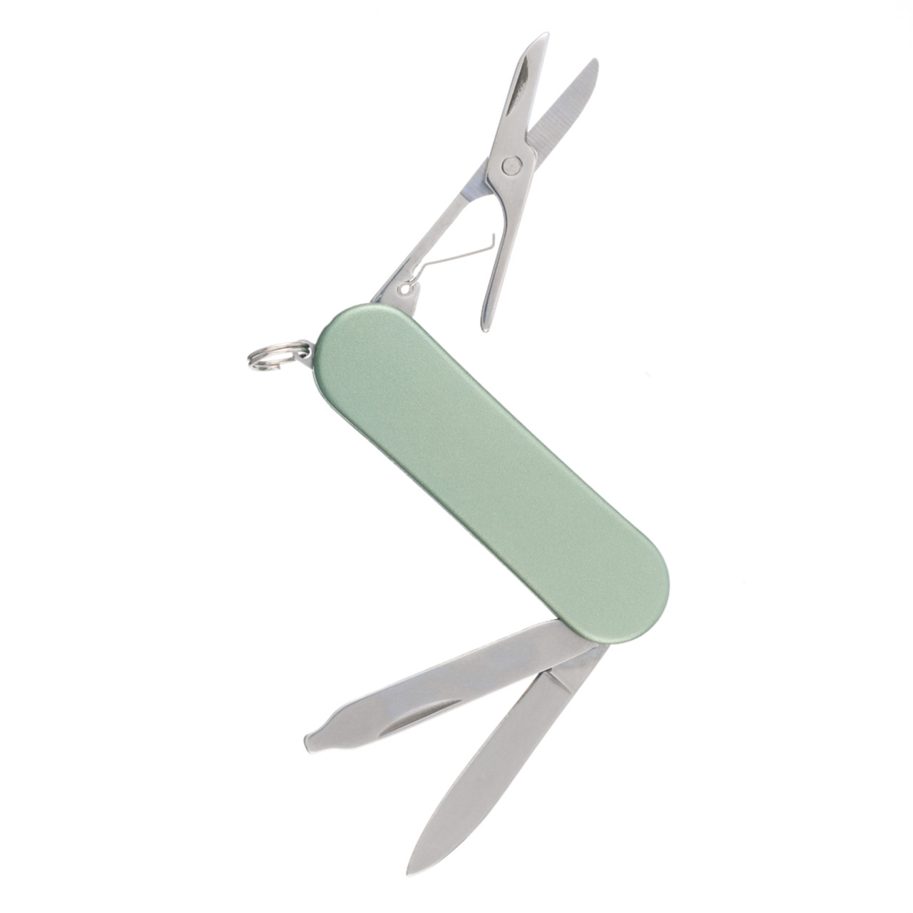 Stinger многофункциональный нож-брелок FK-K7003LG-GREEN сталь 420, рукоять алюминий зелёный