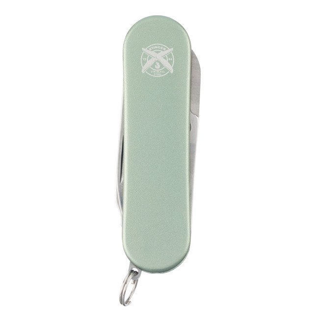 Stinger многофункциональный нож-брелок FK-K7003LG-GREEN сталь 420, рукоять алюминий зелёный