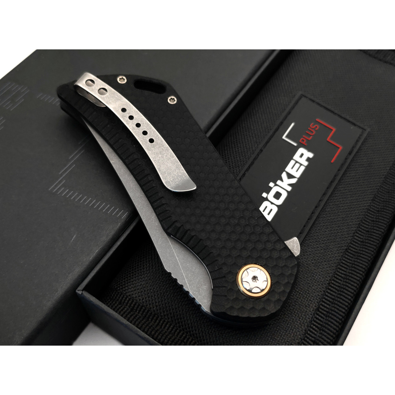 Нож Boker Plus Golem 01BO192 сталь D2, рукоять G10 black
