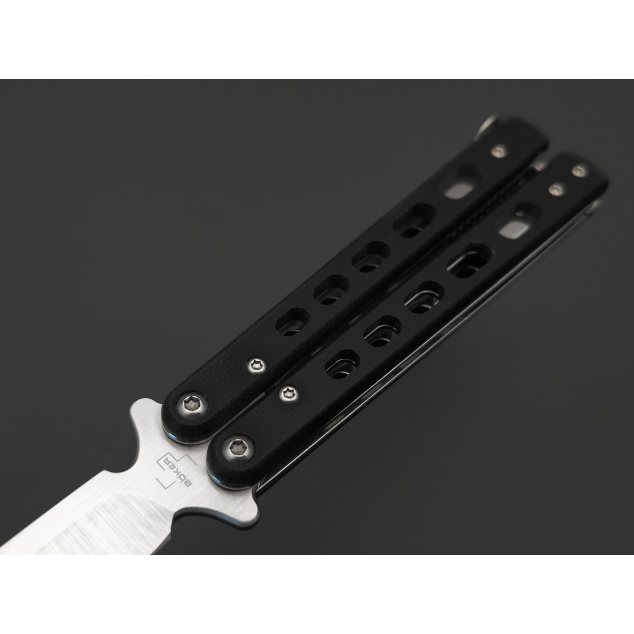 Нож Boker Plus Balisong G10 Small 06EX002, сталь 440C, рукоять G10