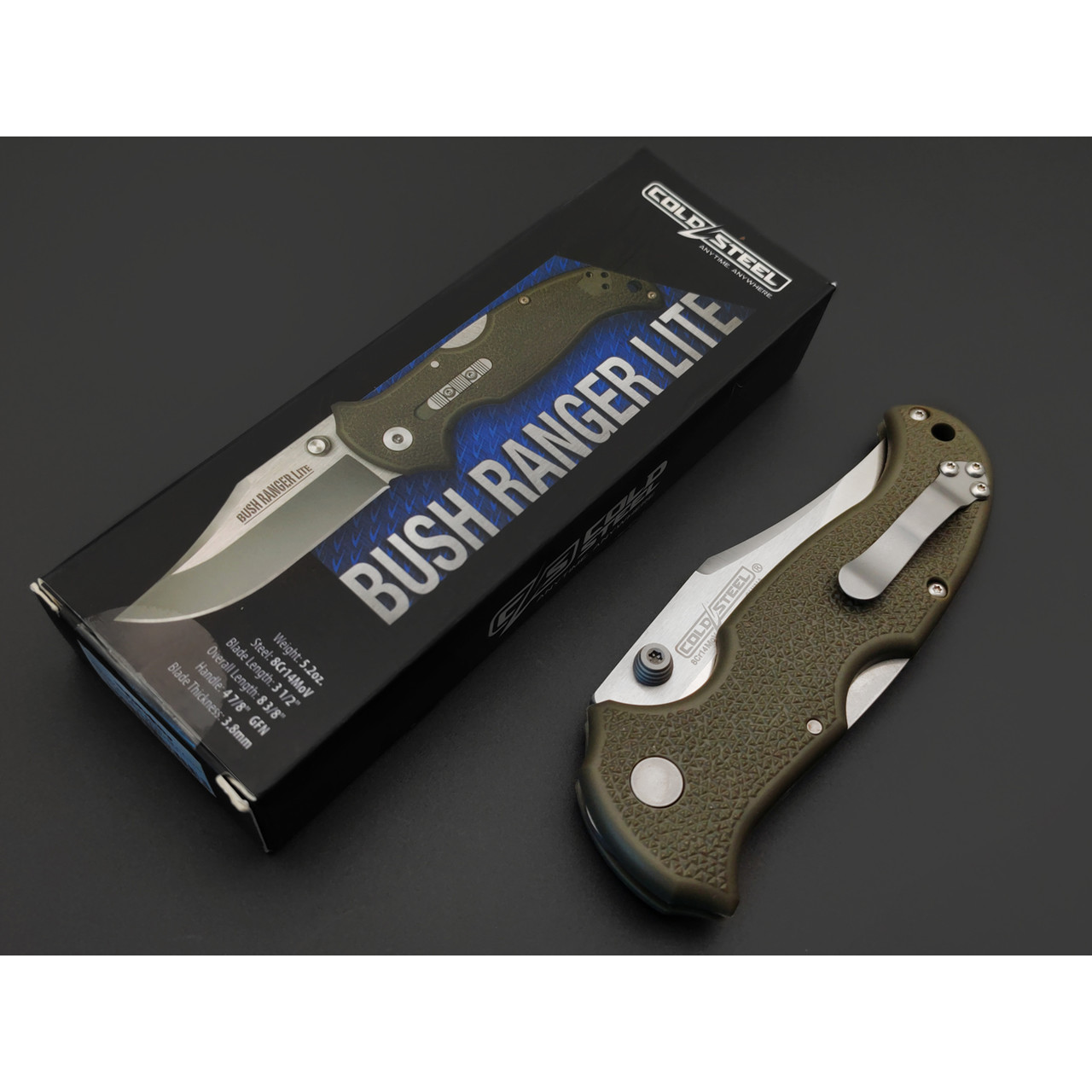 Нож Cold Steel Bush Ranger Lite 21A сталь 8Cr13MoV рукоять GFN