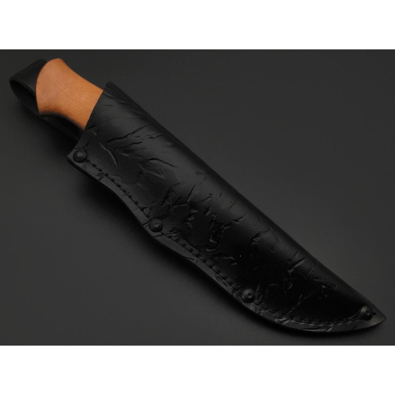 Титов и Солдатова нож Сибиряк-М сталь 95Х18, рукоять Граб, эбонит, латунь