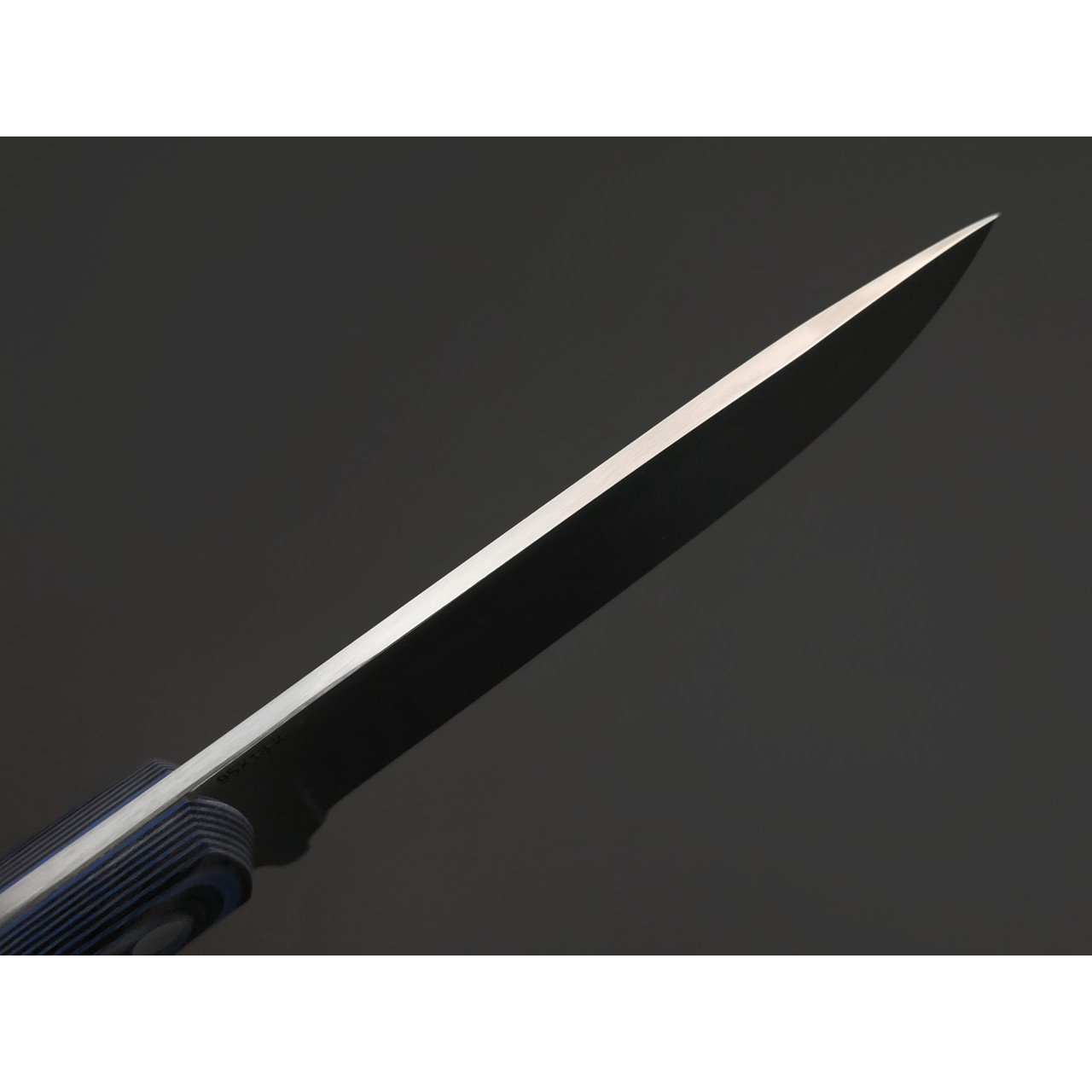 Титов и Солдатова нож Вихрь-1 сталь 95Х18, рукоять G10 чёрный с синим