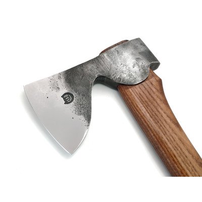 Кузница Васильева кованый топор ТЛВ152 сталь ШХ15, топорище Ясень