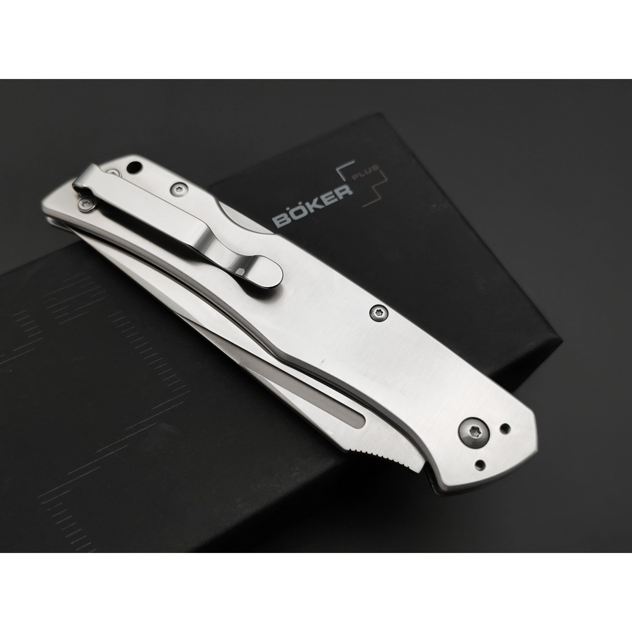 Boker Plus складной нож MEK 01BP0021 сталь Nitro-V, рукоять Сталь