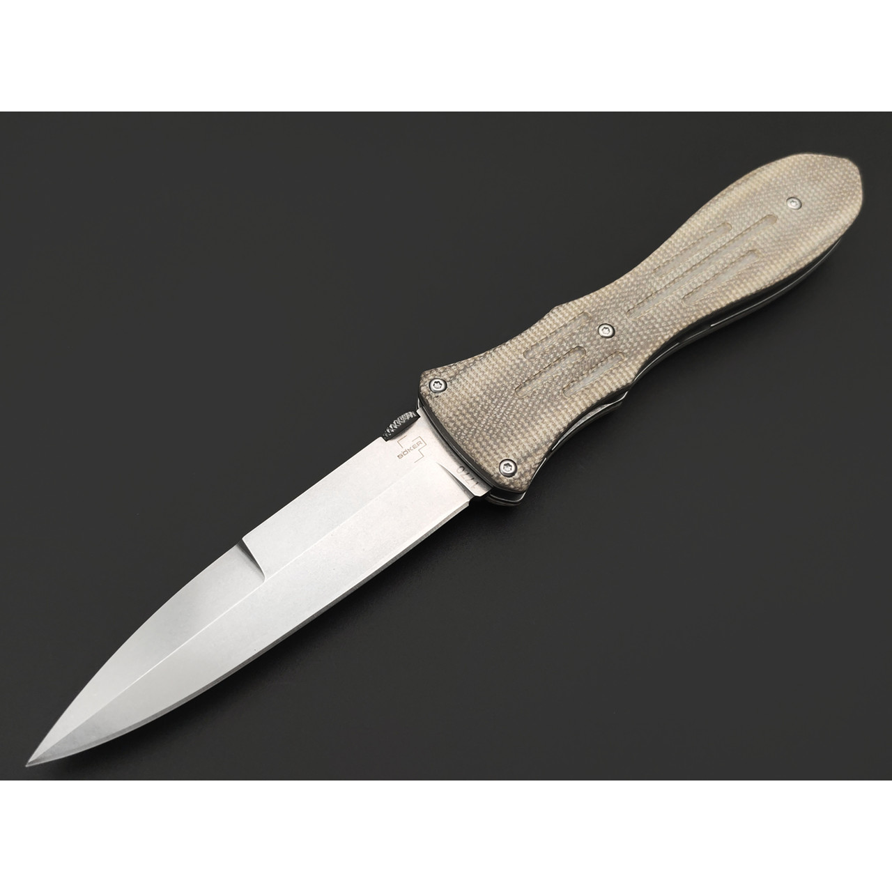 Boker Plus складной нож Atropos 01BO913 сталь VG-10, рукоять Микарта зелёная