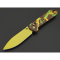 Boker Plus складной нож Kihon Dubai Chocolate 01BP0038 сталь D2 жёлтый, рукоять GFN
