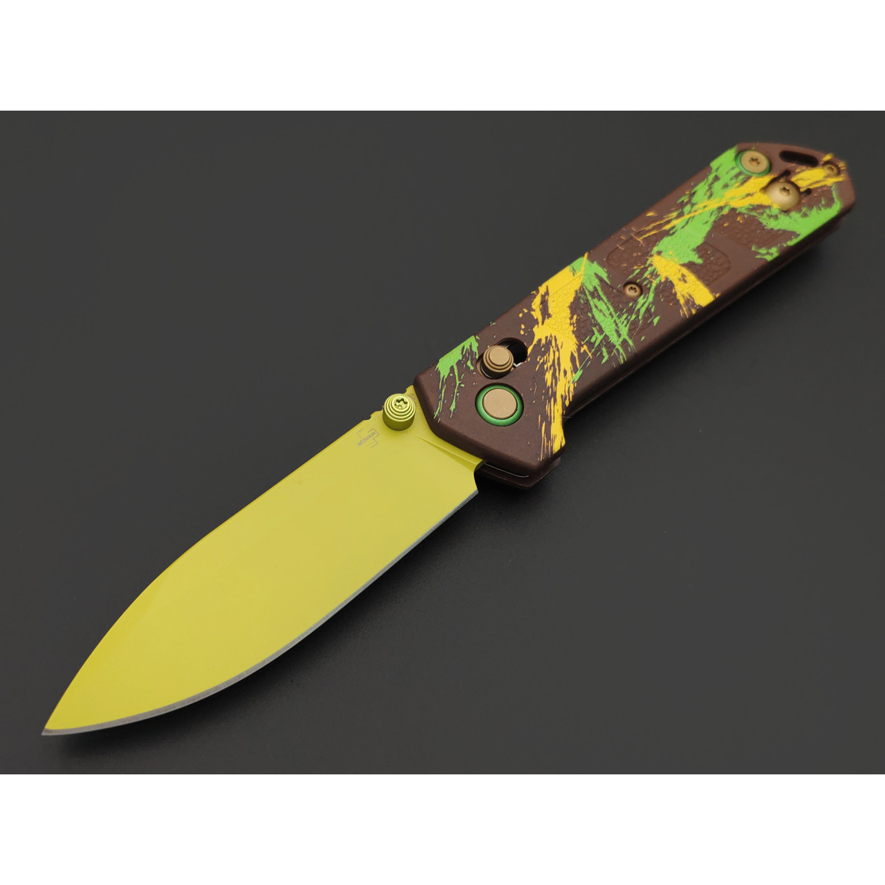Boker Plus складной нож Kihon Dubai Chocolate 01BP0038 сталь D2 жёлтый, рукоять GFN