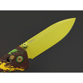 Boker Plus складной нож Kihon Dubai Chocolate 01BP0038 сталь D2 жёлтый, рукоять GFN