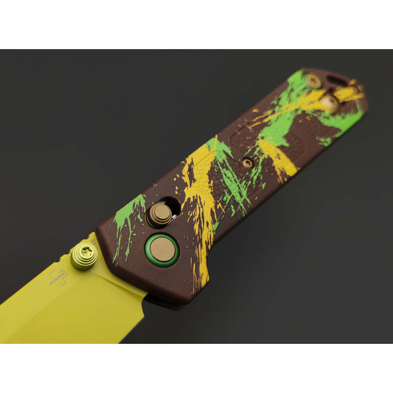 Boker Plus складной нож Kihon Dubai Chocolate 01BP0038 сталь D2 жёлтый, рукоять GFN