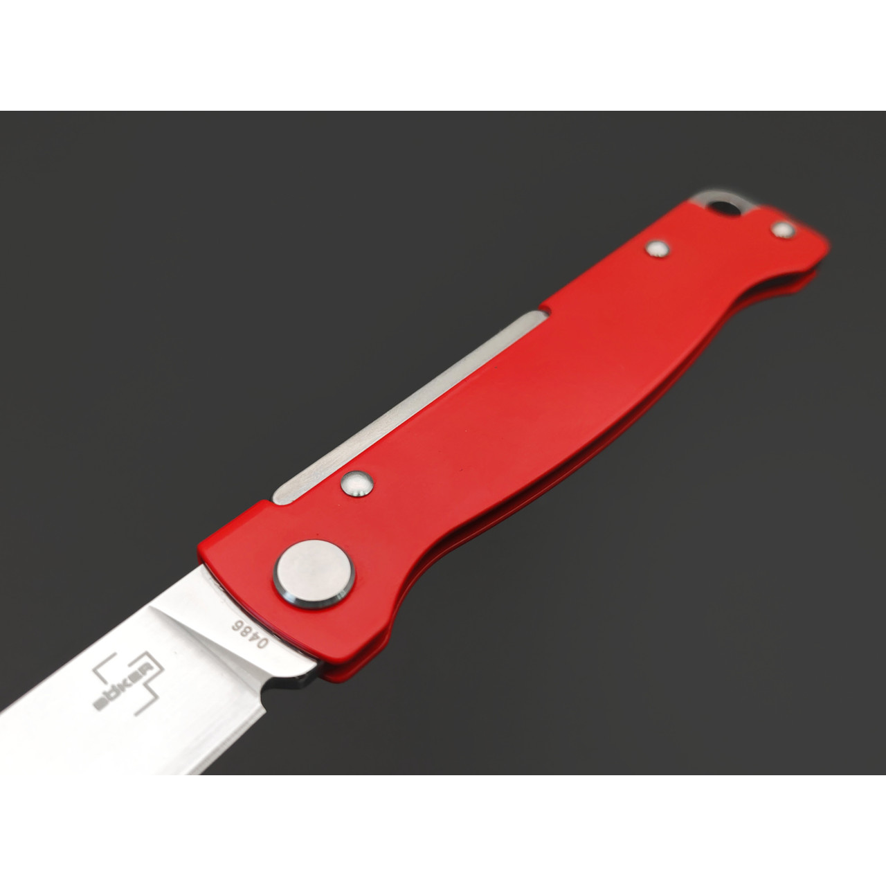 Boker Plus складной нож Atlas Red 01BP0013 сталь 12C27, рукоять Сталь красная