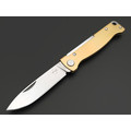 Boker Plus 01BO853 Atlas Brass сталь 12С27, рукоять латунь Boker Plus 01BO853 Atlas Brass сталь 12С27, рукоять латунь