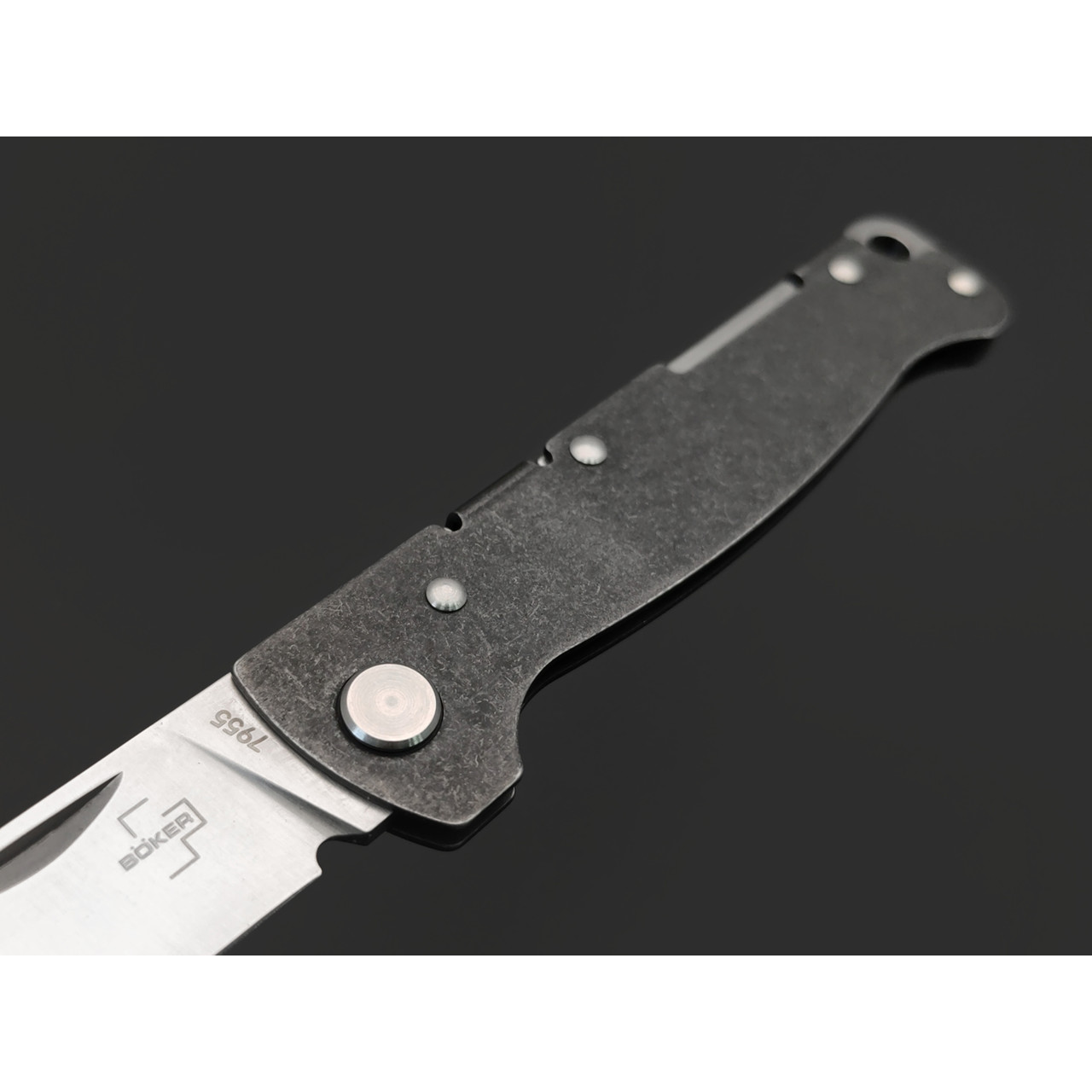 Boker Plus складной нож Atlas Backlock Clippoint 01BO866 сталь D2, рукоять Сталь