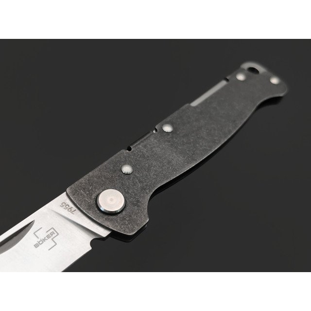 Boker Plus складной нож Atlas Backlock Clippoint 01BO866 сталь D2, рукоять Сталь